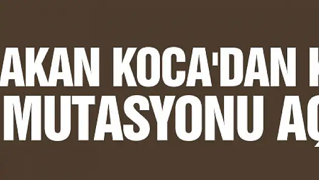 Bakan Koca'dan koronavirüs mutasyonu açıklaması!