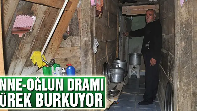 Anne-oğlun dramı yürek burkuyor