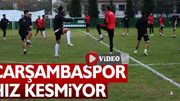 ÇARŞAMBASPOR HIZ KESMİYOR