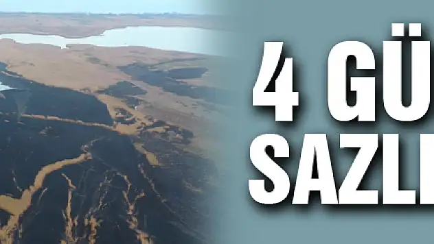 Samsun'da 4 gün süren sazlık yangını