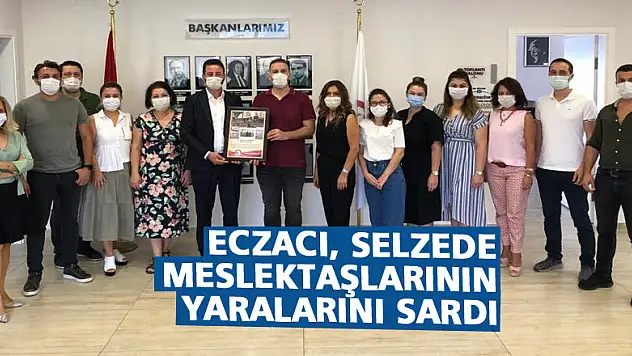 Eczacı, selzede meslektaşlarının yaralarını sardı