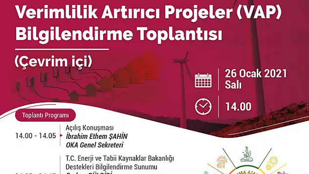 OKA'dan Verimlilik Artırıcı Projeler Desteği Tanıtım Toplantısı