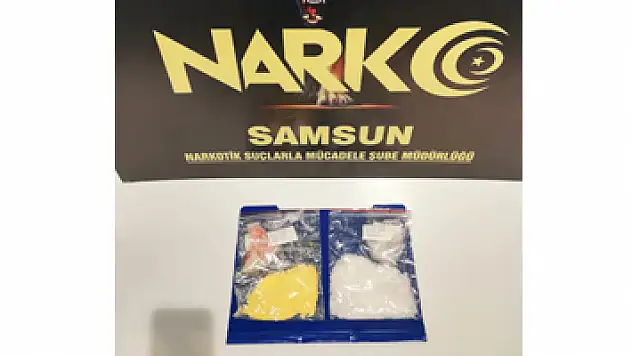 Samsun'da yolcu otobüsünden inen şahıs uyuşturucuyla yakalandı