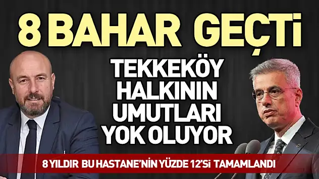 8 Bahar geçti Tekkeköy halkının umutları yok oluyor