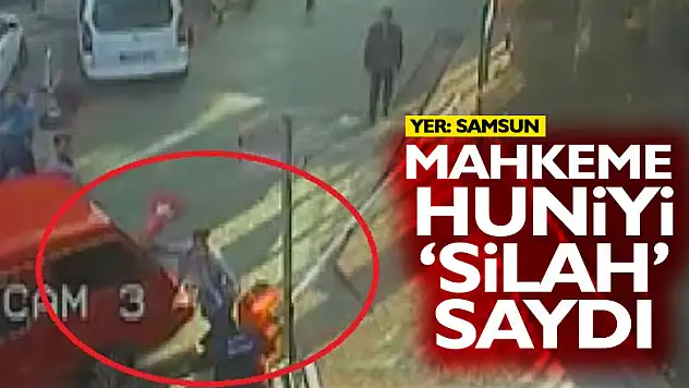Samsun'da mahkeme saldırı olayında kullanılan trafik hunisini 'silah' saydı