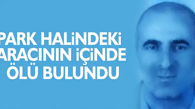 Park halindeki aracının içinde ölü bulundu
