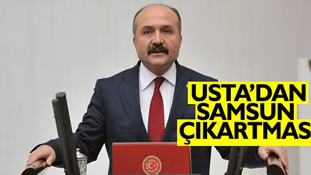 USTA'DAN SAMSUN ÇIKARTMASI