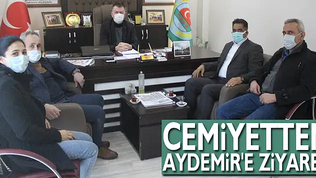 CEMİYETTEN,AYDEMİR'E ZİYARET