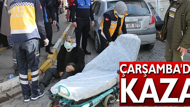 Çarşamba'da Kaza 1 Yaralı