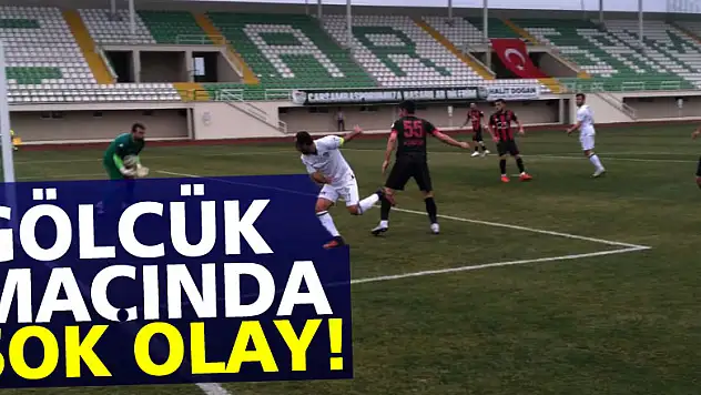 Gölcük maçında şok olay!