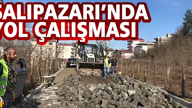 SALIPAZARI'NDA YOL ÇALIŞMASI