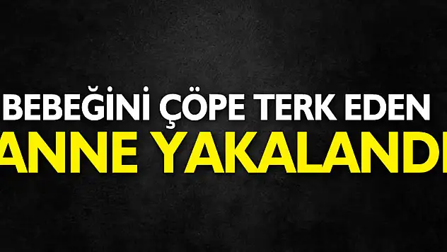 Samsun'da bebeğini çöpe terk eden anne yakalandı