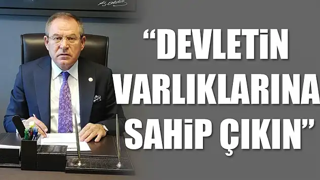 'Devletin Varlıklarına Sahip Çıkın'