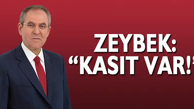 ZEYBEK: 'KASIT VAR!'