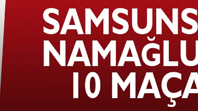 Samsunspor'un namağlup serisi 10 maça çıktı