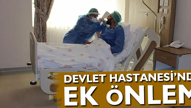 Çarşamba Devlet Hastanesi'nde Ek Önlem