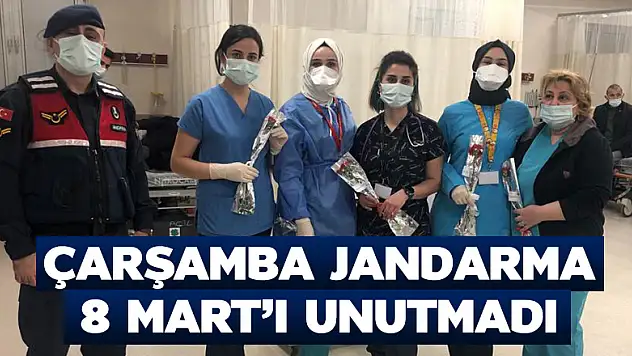 Çarşamba Jandarma 8 Mart'ı unutmadı