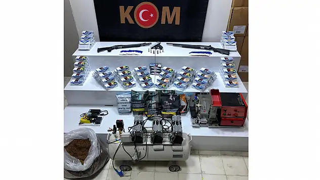 Samsun'da kaçak sigara mamulleri ele geçirildi