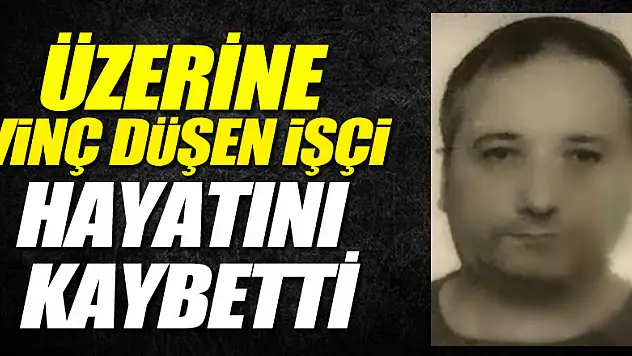 Samsun'da üzerine vinç düşen işçi hayatını kaybetti