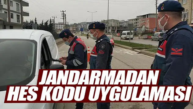 Jandarmadan HES kodu uygulaması 