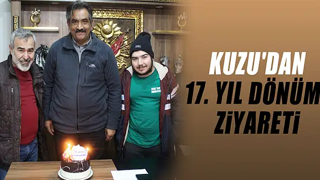 KUZU'DAN 17. YIL DÖNÜMÜ ZİYARETİ