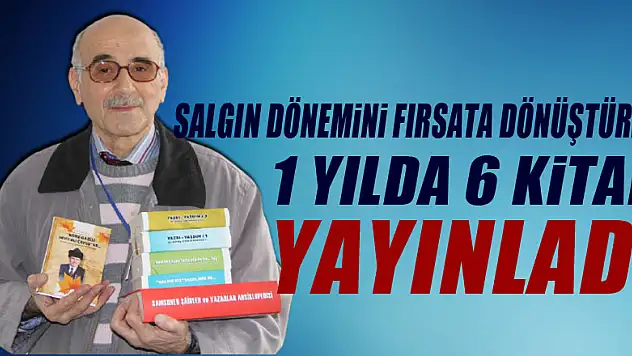 Salgın dönemini fırsata dönüştürdü: 1 yılda 6 kitap yayınladı