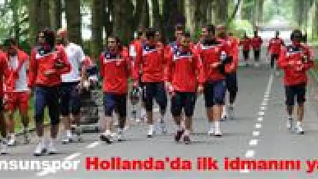 Samsunspor ilk antrenmanını yaptı