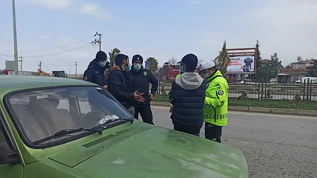 Bafra'ya giriş çıkışlar kontrol altında   