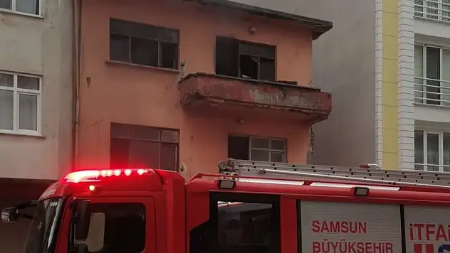 Metruk binada yangın