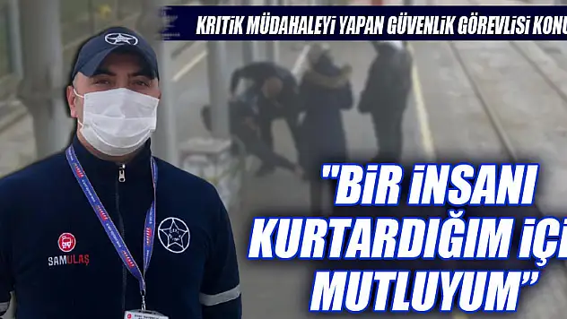 Kalp krizi geçiren gence kritik müdahaleyi yapan güvenlik görevlisi konuştu: 'Bir insanı kurtardığım için mutluyum'