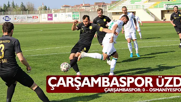 Çarşambaspor üzdü: 0-2