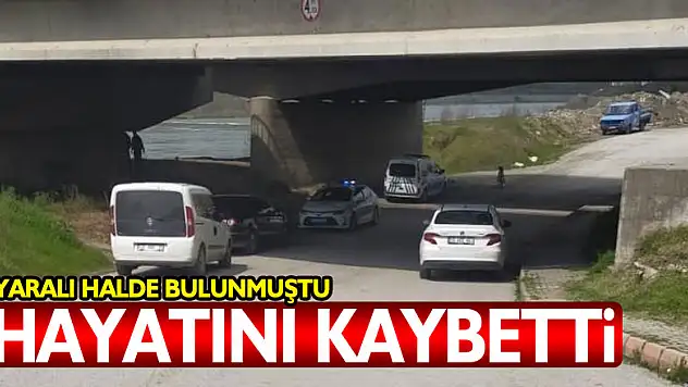 Köprü altında yaralı bulunan şahıs hastanede hayatını kaybetti