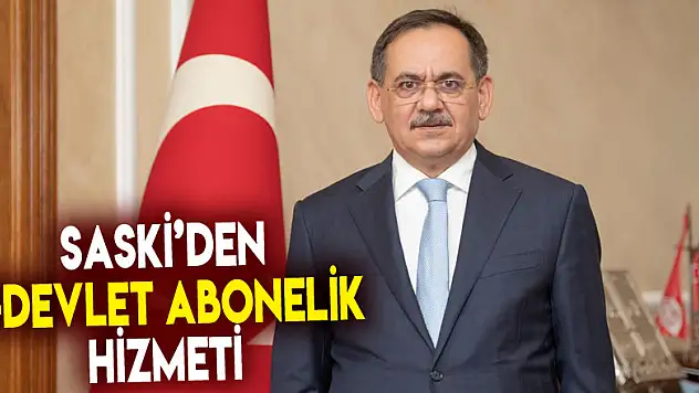 SASKİ'den E-Devlet abonelik hizmeti