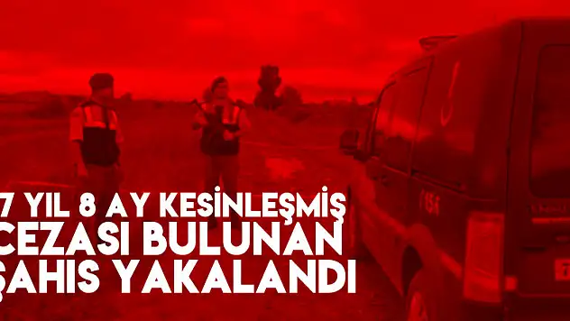 17 yıl 8 ay kesinleşmiş cezası bulunan şahıs yakalandı