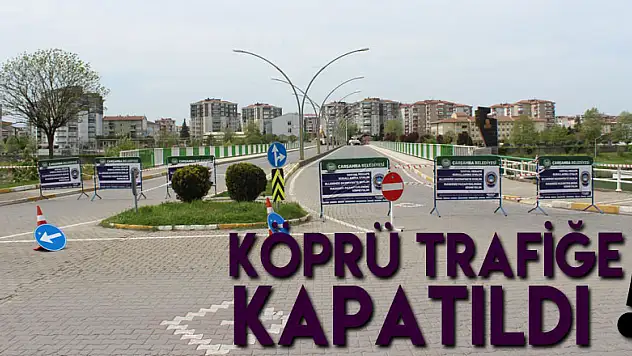 Köprü trafiğe kapatıldı!