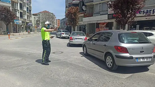Bafra'da şehir merkezinde denetimler sıklaştı