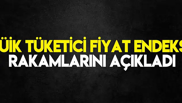 TÜİK tüketici fiyat endeksi rakamlarını açıkladı