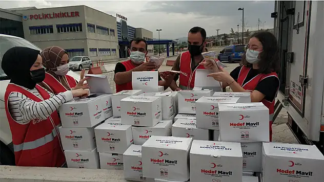 Samsun'da Kızılay'dan 10 bin hijyen seti