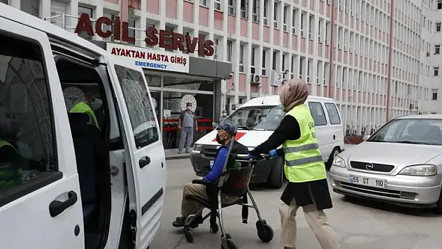 Tam kapanmada hastalara ulaşım desteği