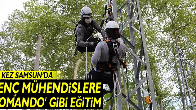 Türkiye'de ilk kez Samsun'da uygulanıyor: Genç mühendislere 'komando' gibi eğitim
