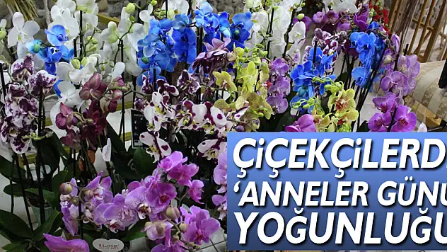 Çiçekçilerde 'Anneler Günü' yoğunluğu!
