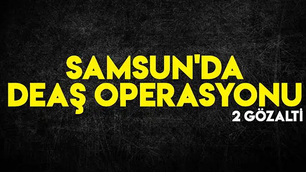 Samsun'da DEAŞ operasyonu: 2 gözaltı