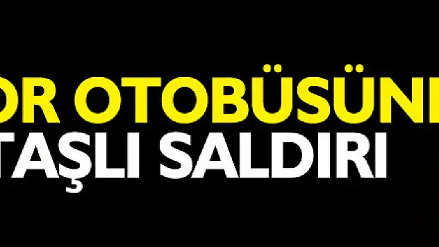 Samsunspor otobüsüne Adana'da taşlı saldırı