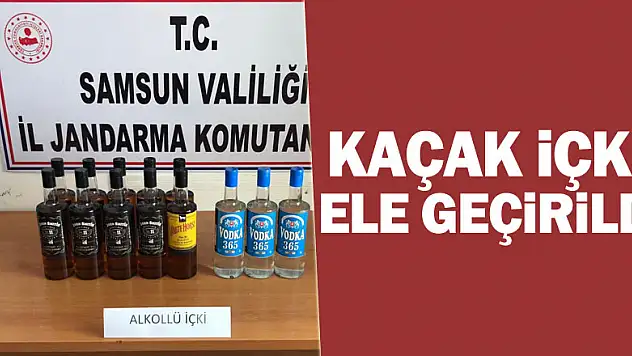 Kaçak içki ele geçirildi
