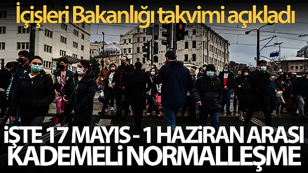 Bakanlık takvimi açıkladı!