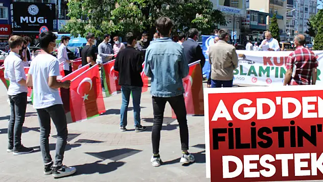 AGD'den Filistin'e Destek