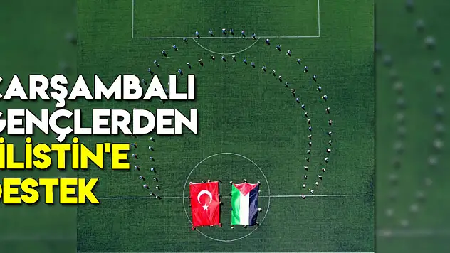 Çarşambalı gençlerden Filistin'e destek