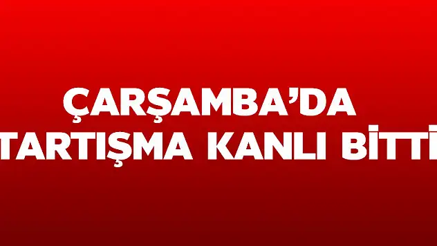 Tartışma Kanlı Bitti: 1 Yaralı