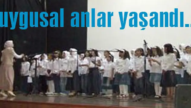 Duygusal anlar yaşandı...