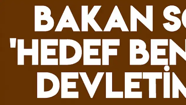 Bakan Soylu: 'Hedef ben değil, devletimizdir'
